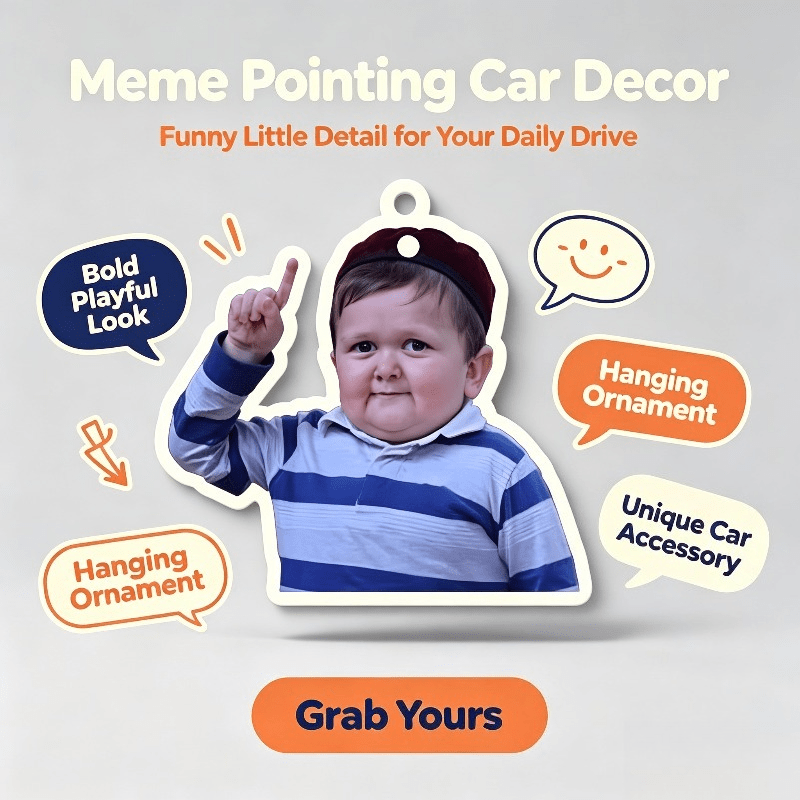Car Air Freshener - Araba Kokusu Komik İşaretleme Yapan Çocuk