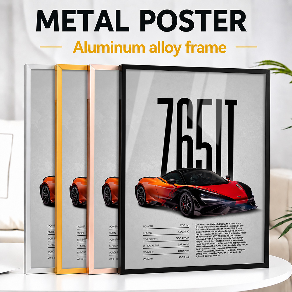 Car Mirror - Birleşik Krallık 765LT Araba Çerçeveli Metal