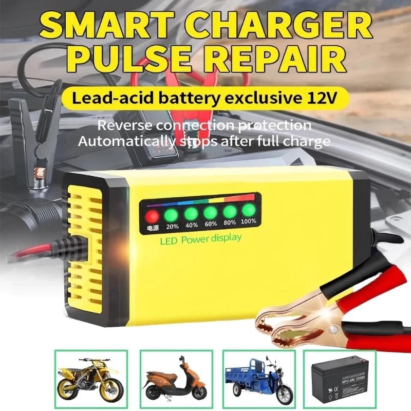 Car Charger - 12V 4AH-20AH Araç Aküsü Şarj Cihazı,