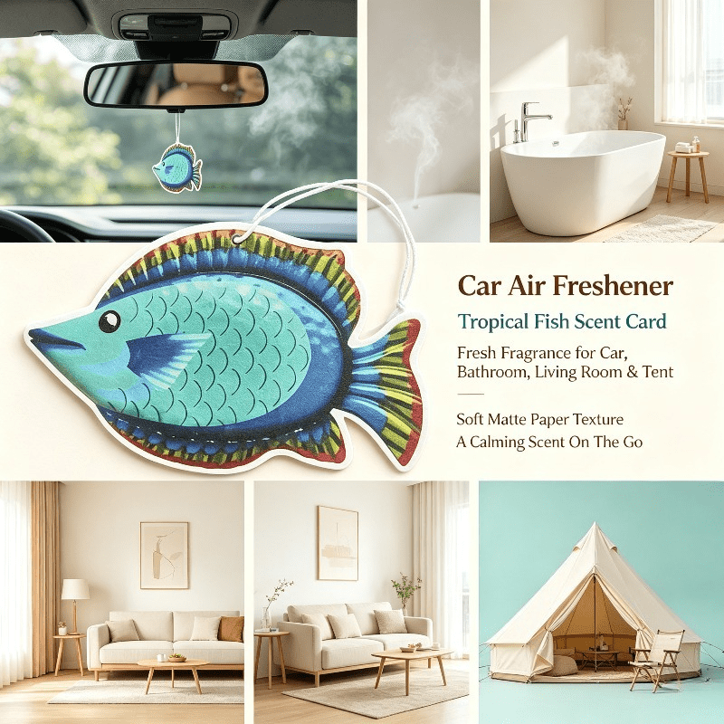 Car Air Freshener - Araba Hava Kokulandırıcısı Mavi Tropikal Balık