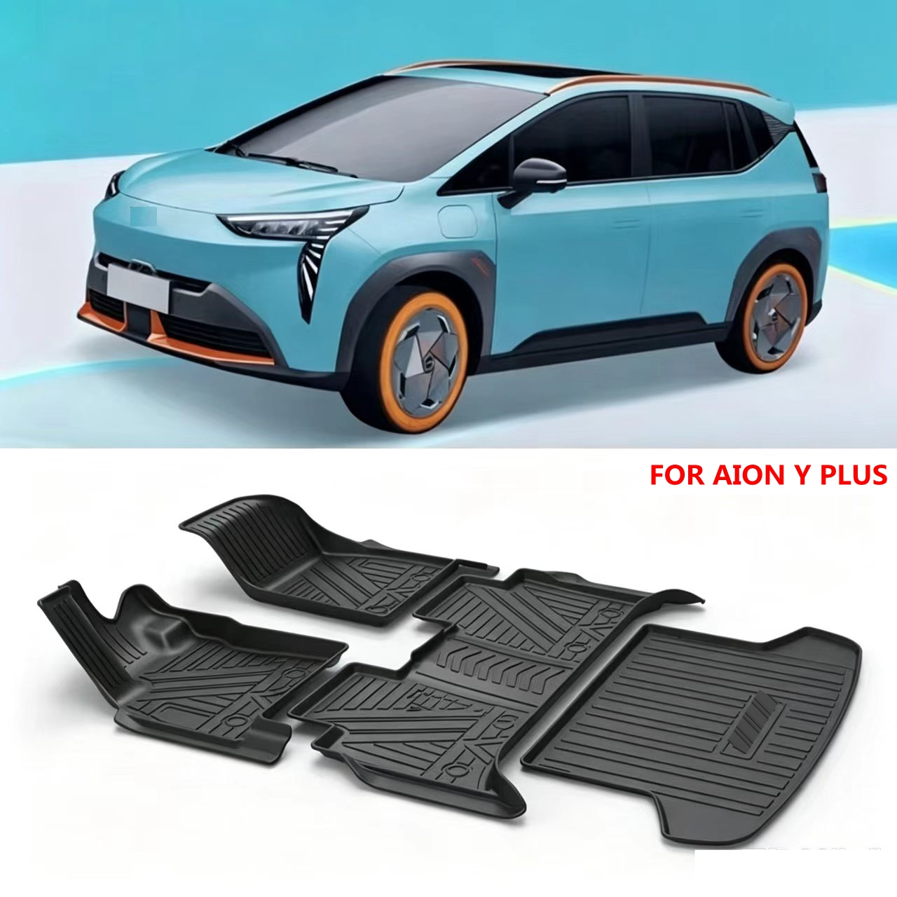 Car Floor Mat - GAC Aion Y Plus Araba Halısı,