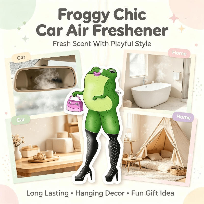 Car Air Freshener - Araba Kokusu Şık Moda Kurbağa Karakterli