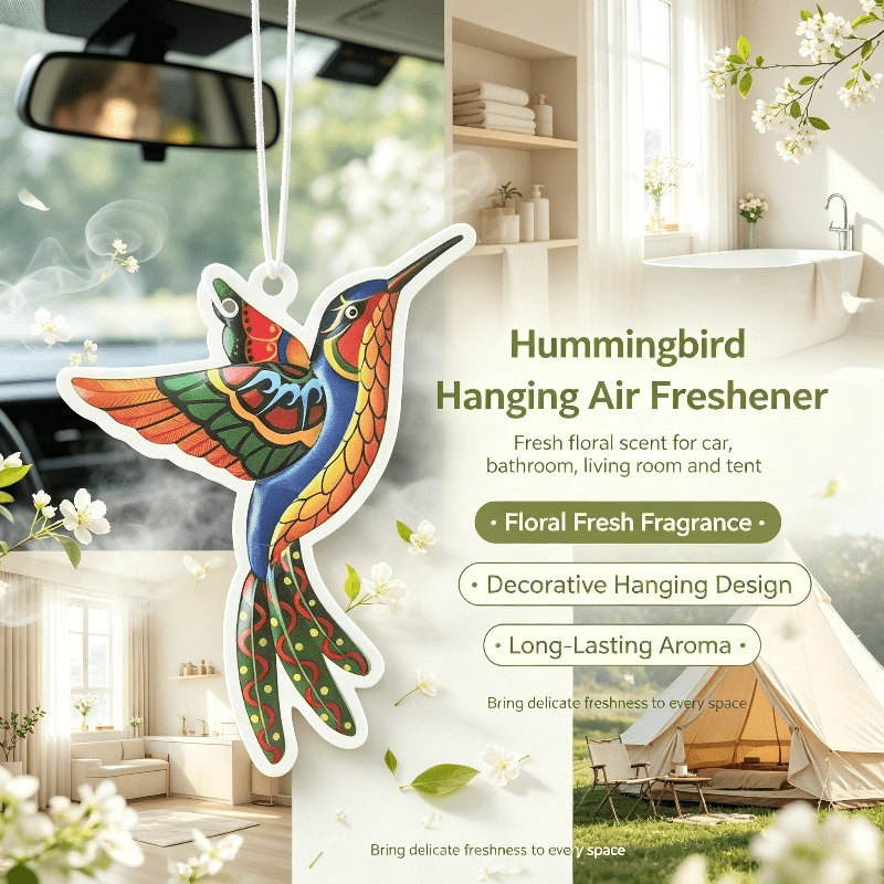 Car Air Freshener - Araba Kokusu Renkli Sinekkuşu Asılı Koku