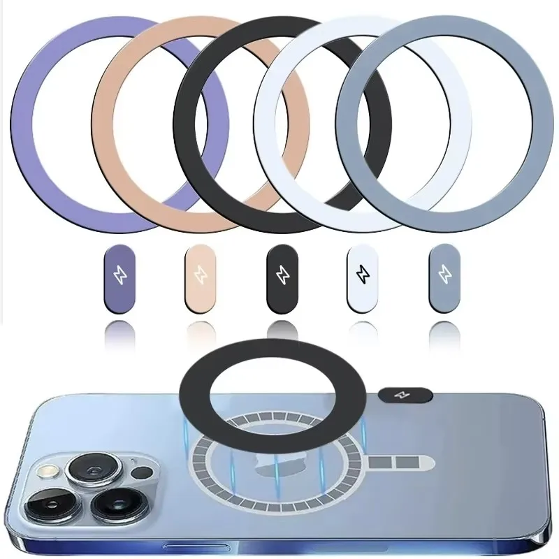 Car Phone Holder - 5/1 Adet Metal Plaka Etiket Halkaları