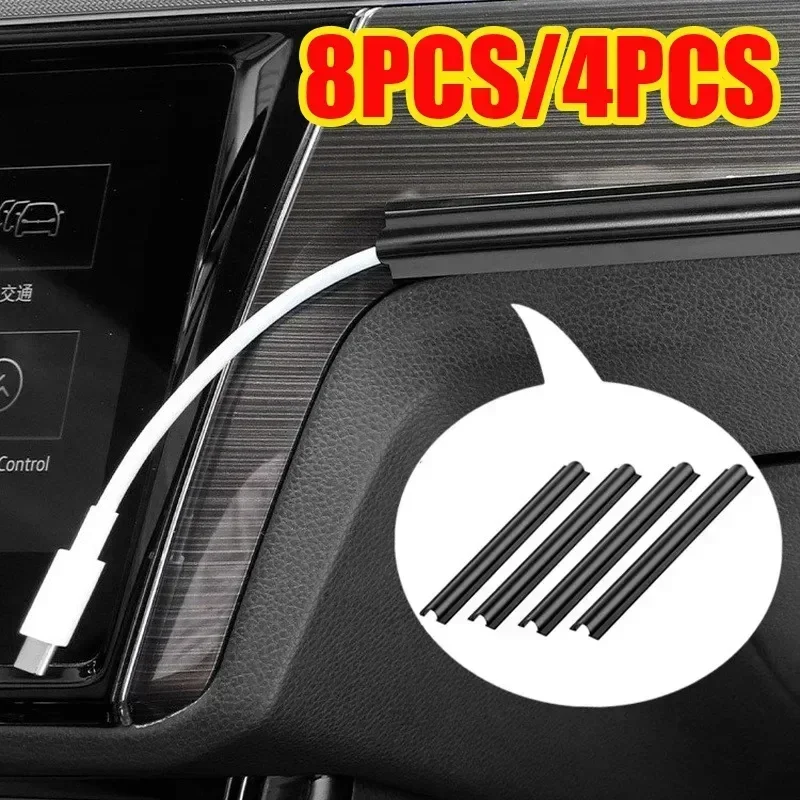 4/8 adet araba iç kablo hattı  - Car Cable Organizer incelemesi ve fiyatı