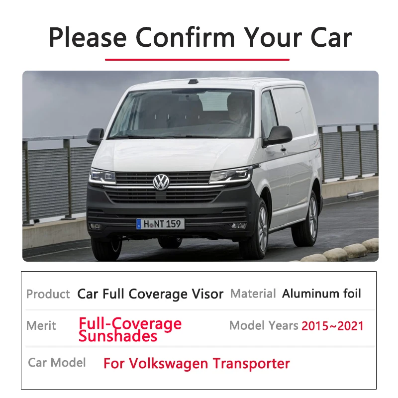 Volkswagen T6.1 VW Transporter - Windshield Sun Shade incelemesi ve fiyatı