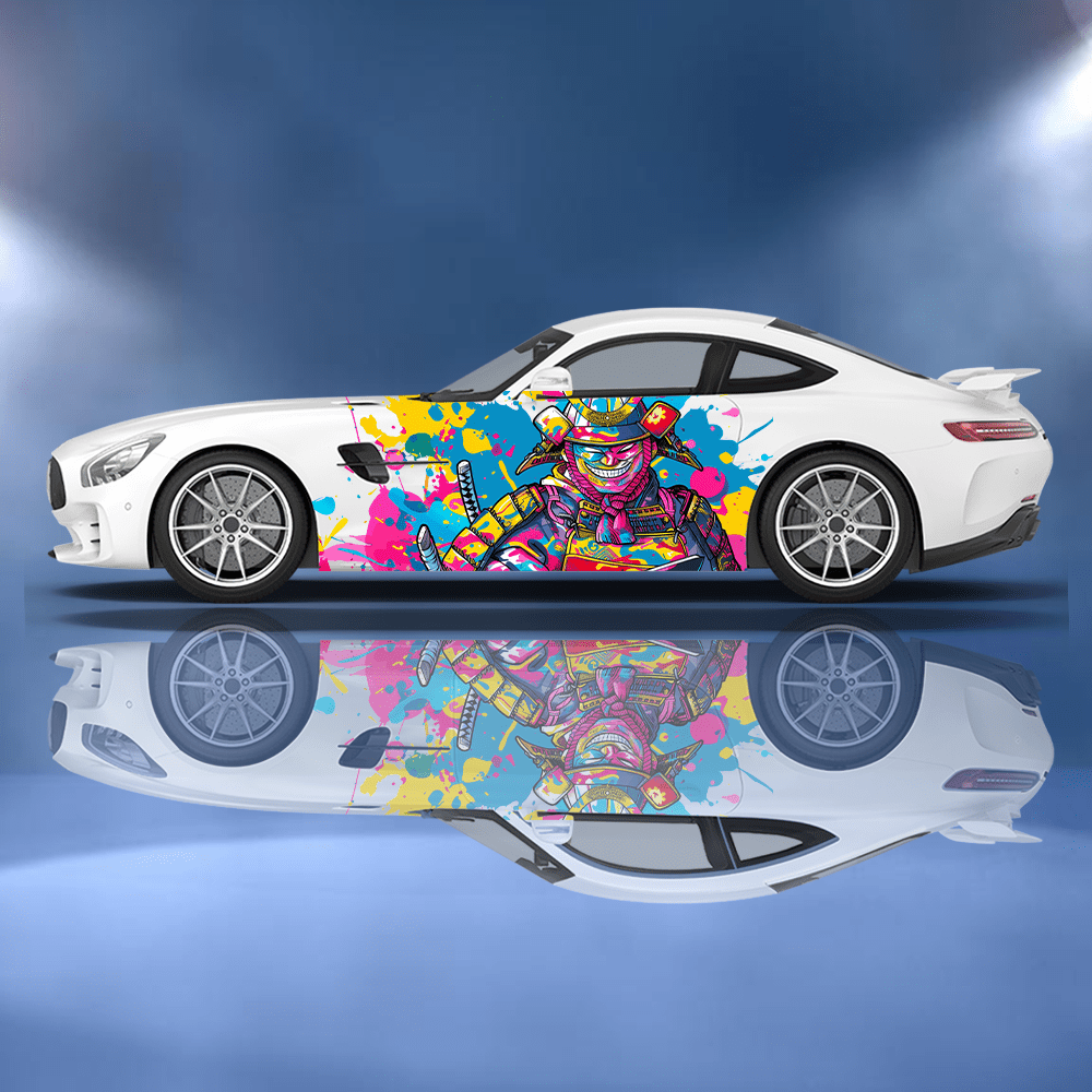 Renkli Japon Samuray Graffiti  - Car Accessories Japanese incelemesi ve fiyatı