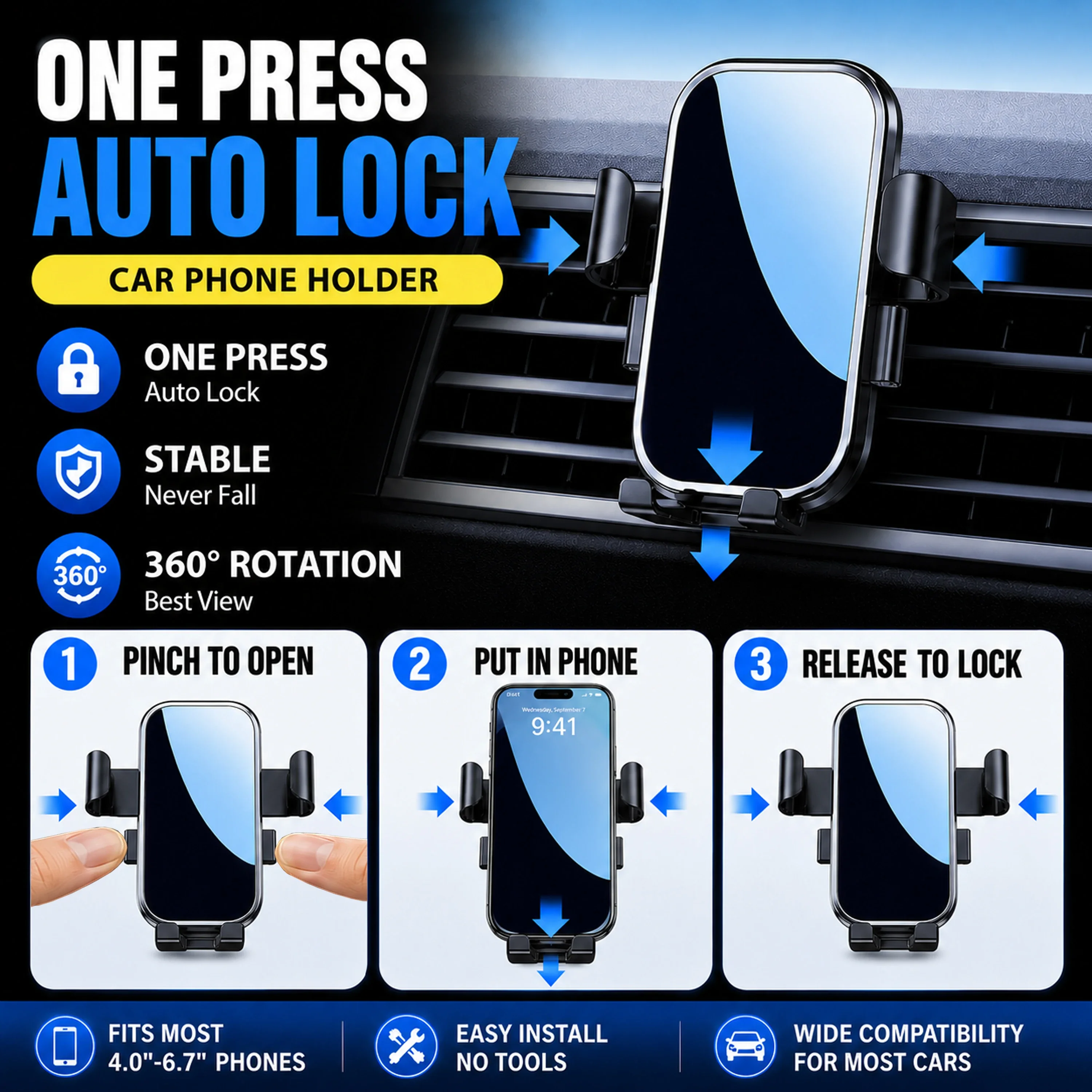 Ford Puma ST 2019-2023 için Ti - Car Phone Holder incelemesi ve fiyatı