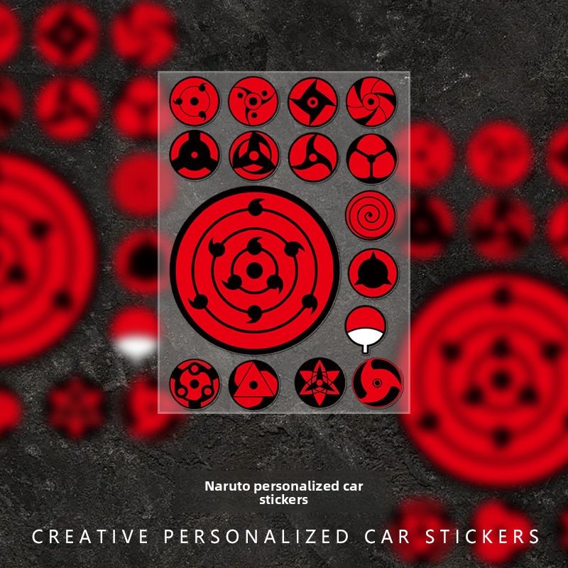 Sharingan Gözü Kesim Çıkartma  - Car Accessories Japanese incelemesi ve fiyatı