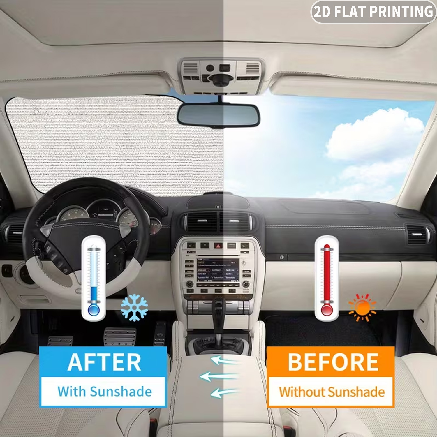1 adet evrensel araba ön camı  - Windshield Sun Shade incelemesi ve fiyatı