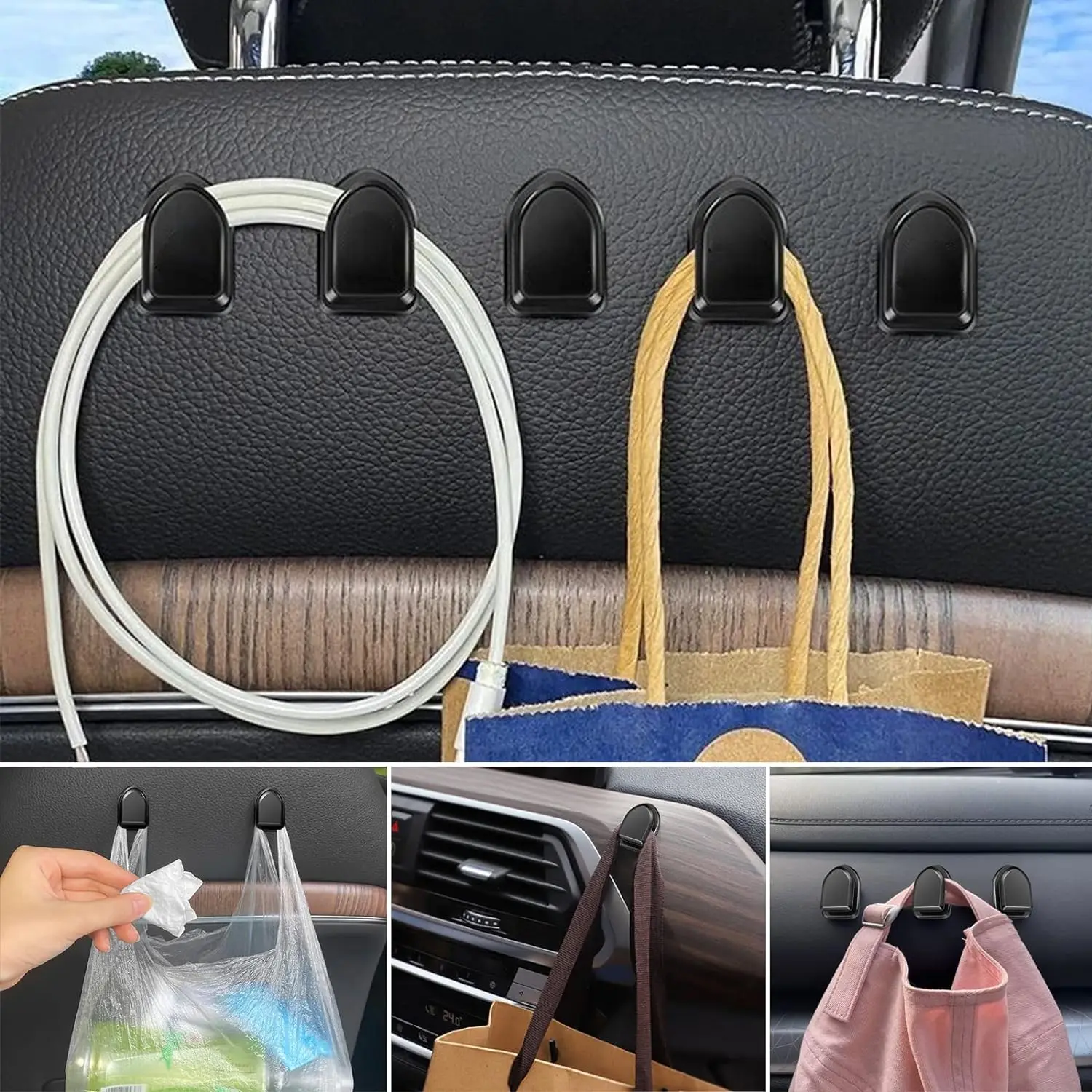 Mini Araba Kancaları İç Mekan  - Car Cable Organizer incelemesi ve fiyatı